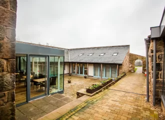 Restaurant Courtyard Barn Conversion The Granary Cafe Leeds