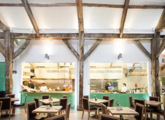 The Granary Barn Conversion To Farm Shop Open Kitchen View