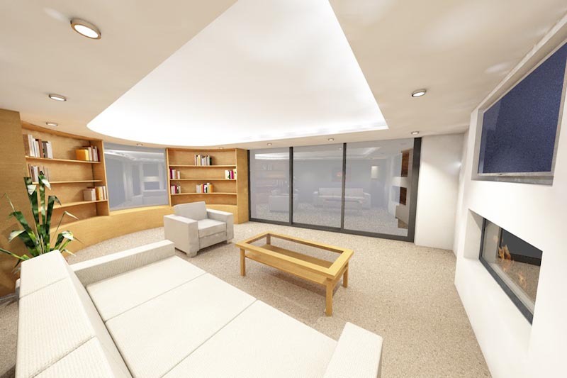 Modern Curved Extension Design