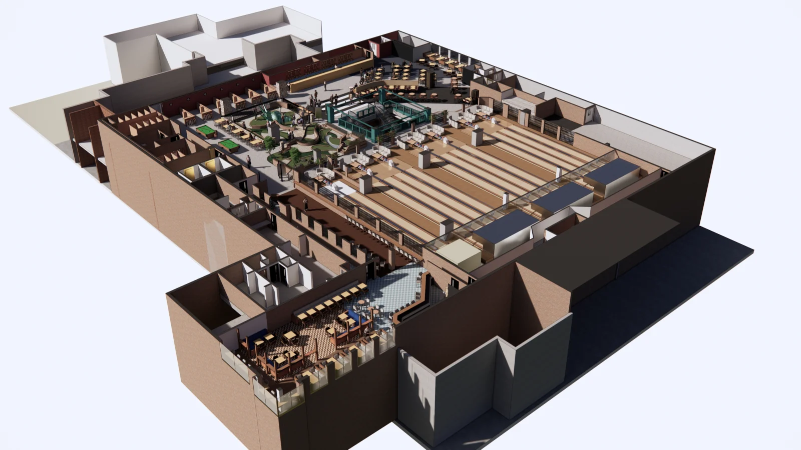 3d Concept Architectural Drawings Of Retail Regeneration Project In London for Gravity Max